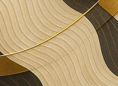 Symphony in Gold – Abstract Harmony Wall Art