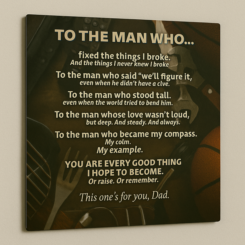The Man Who… Tribute Print
