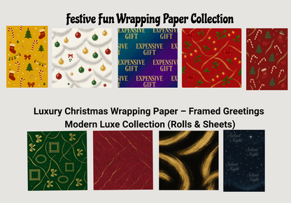 Luxury Christmas Wrapping Paper