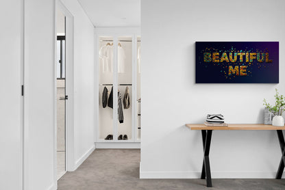 Póster "Beautiful Me" para decoración de pared