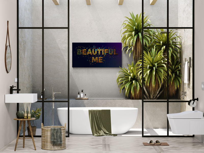 Póster "Beautiful Me" para decoración de pared