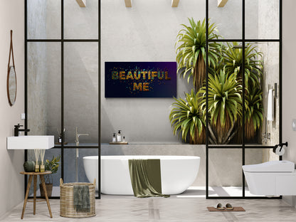 Póster "Beautiful Me" para decoración de pared