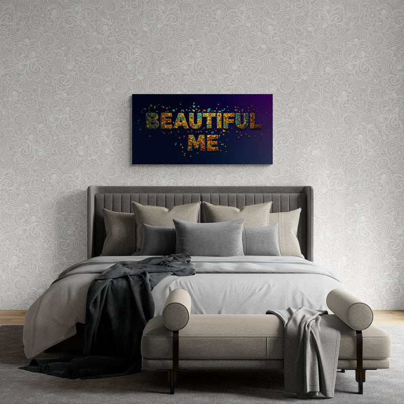 Póster "Beautiful Me" para decoración de pared