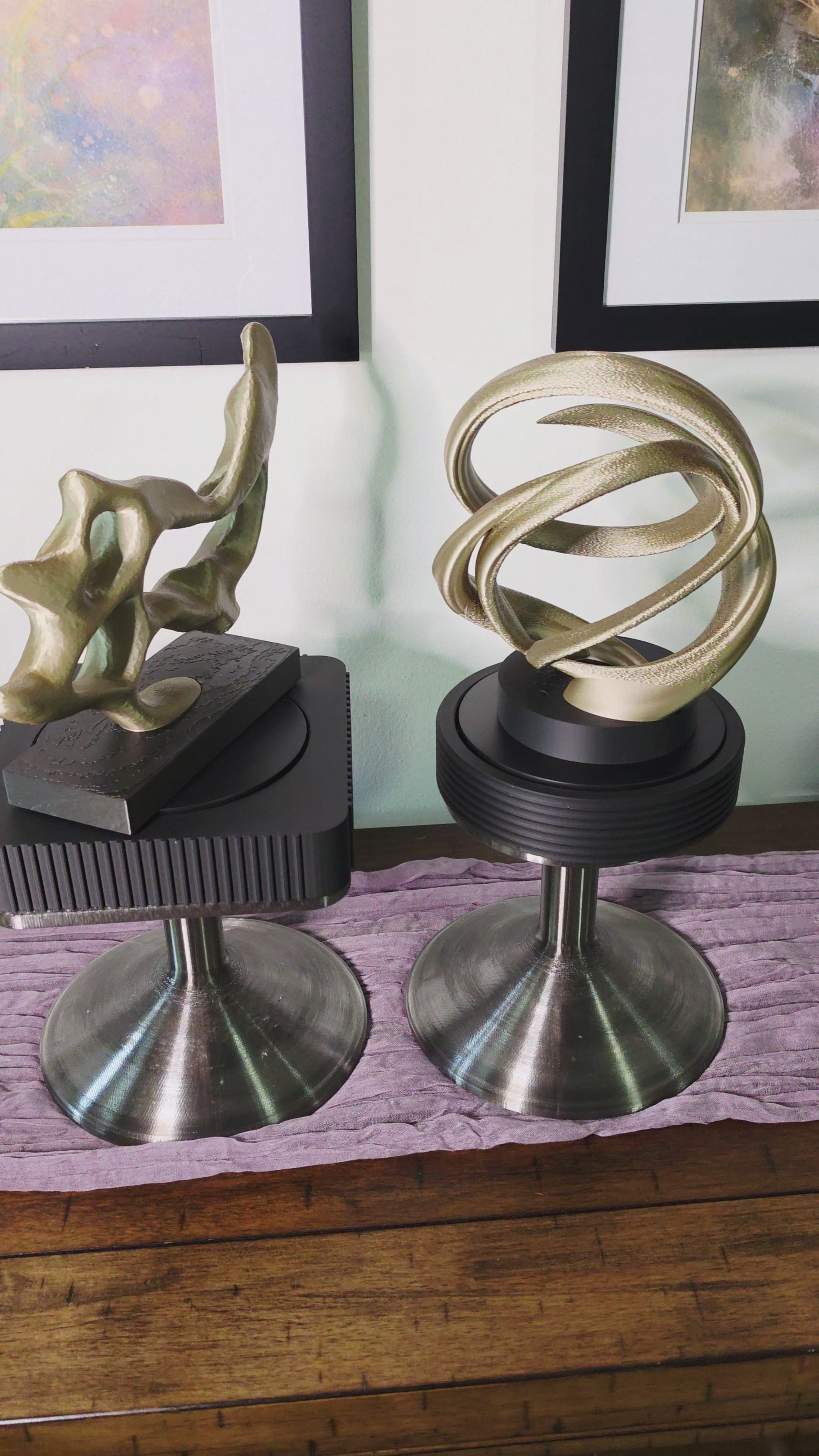 Rotating Art Display Video