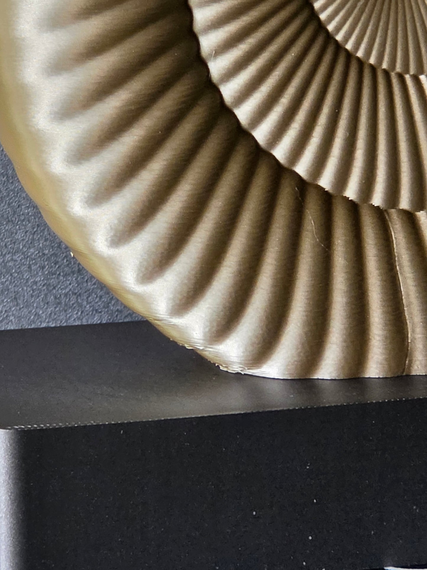 Ammonite Sculpture | Contemporary Fossil-Inspired Statement Decor
