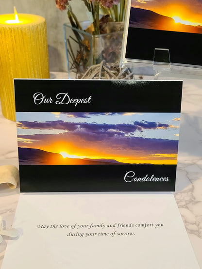 Our Deepest Condolences Sympathy Cards  (5pk) Antoinette Washington Photography